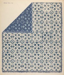 Coverlet, 1936. Creator: J. Howard Iams.