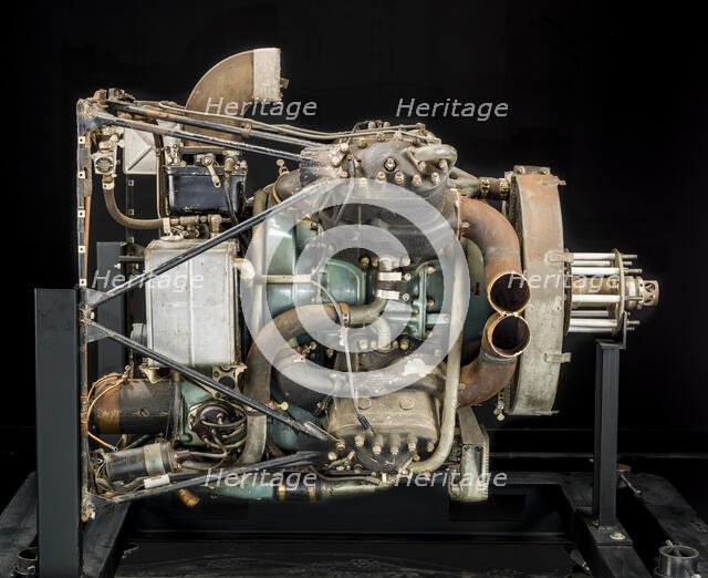 General Motors X-250, Radial 4 (8) Engine, ca. 1940. Creator: General Motors.
