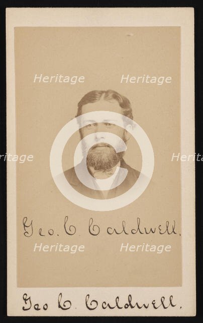 Portrait of George Chapman Caldwell (1834-1907), Circa 1870s. Creator: Purdy & Frear.