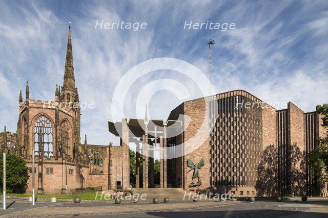Coventry Cathedral, West Midlands, 2014. Artist: Steven Baker.