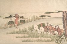 Spring in the Rice Fields, ca. 1800., ca. 1800. Creator: Hokusai.