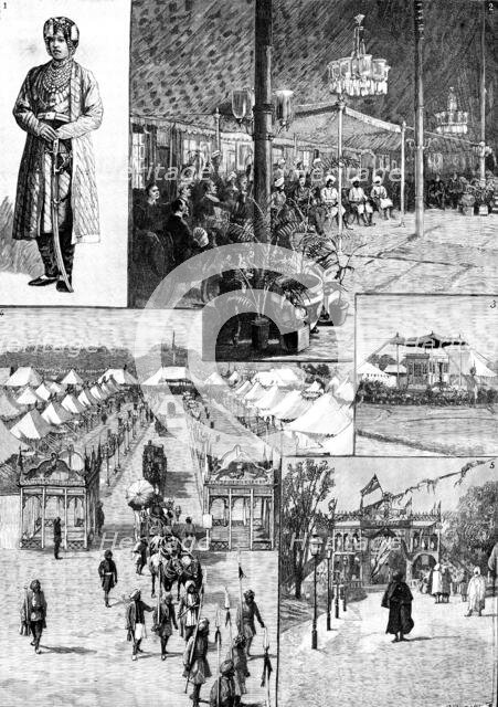 Visit of Prince Albert Victor to Patiala, in the Punjaub, India, 1890. Creator: P Naumann.