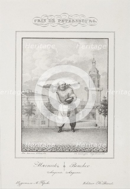 The meat merchant, 1830-1831.