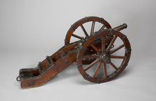 Model Field Cannon with Carriage, Austria, 1644. Creator: Unknown.