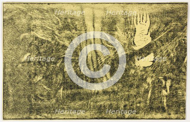 Noa Noa: The Devil Speaks (Mahna No Varua Ino) (recto); Women Washing Clothes (verso), 1893-1894. Creator: Paul Gauguin (French, 1848-1903).