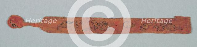 Fragment from a Child's Tunic: Clavus I, 600s - 700s. Creator: Unknown.