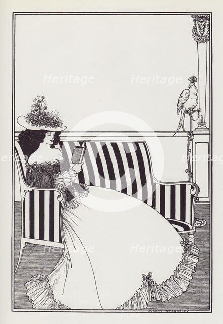 Cover Design for Smithers' Catalogue of Rare Books, 1896. Creator: Aubrey Beardsley.