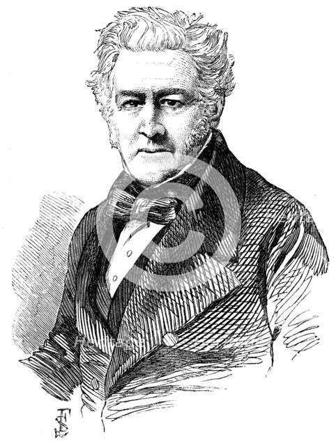 The late Mr. Guthrie, F.R.S. - from a photograph by Mayall, 1856.  Creator: Unknown.