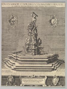 Fountain of Hercules in Augsburg (Copy), 1602. Creator: Unknown.