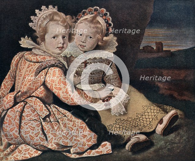 'Daughters of the Painter', 17th century (1910).Artist: Paul de Vos