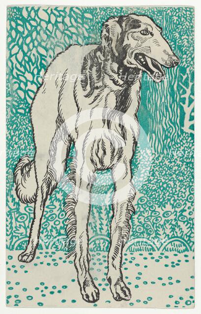 Greyhound, 1912. Creator: Moritz Jung.