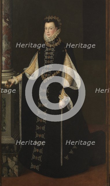 Elisabeth of Valois (1545-1568), Queen of Spain, 1561-1565. Artist: Anguissola, Sofonisba (ca. 1532-1625)