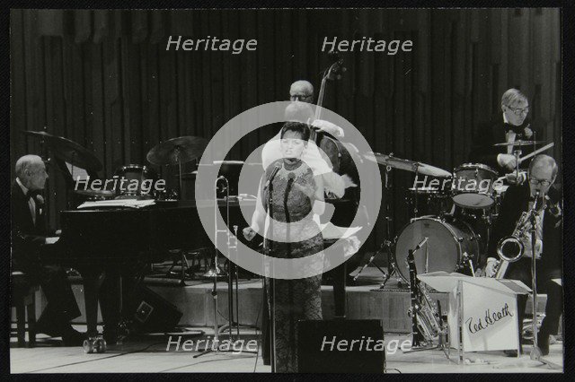 The Ted Heath Orchestra performing live, London, 1985. Artist: Denis Williams