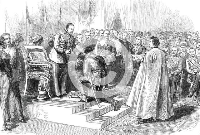 The Prince of Wales in India: Chapter of the Star of India at Allahabad...1876. Creator: Unknown.