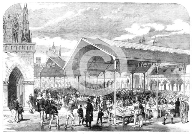 Opening of Columbia Fish Market Bethnal-Green, 1870. Creator: Unknown.