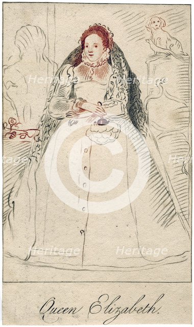Queen Elizabeth I of England, (1533-1603). Artist: Unknown