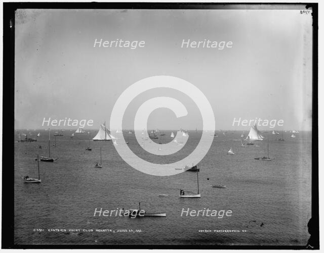 Eastern Yacht Club regatta, 1886 June 26. Creator: Unknown.