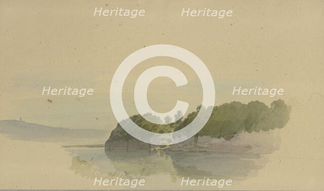 Flat landscape, c1850-1890. Creator: Carl Theodor Reiffenstein.