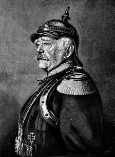 Prince Bismarck, who attains his eightieth birthday on April 1, 1895. Creator: P Naumann.