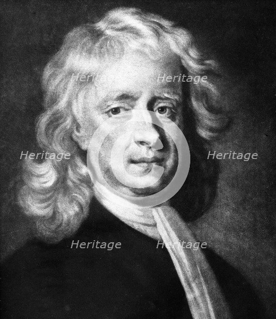 Isaac Newton (1642-1727), English mathematician, astronomer and physicist. Artist: Unknown