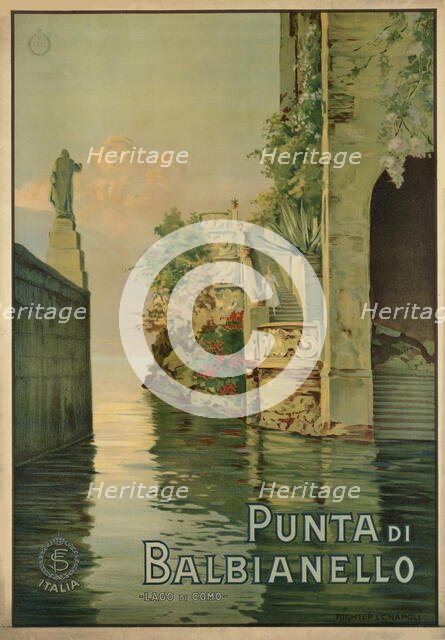 Punta di Balbianello. Lago di Como, 1925. Creator: Anonymous.