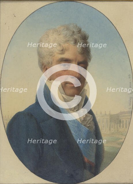 Portrait of Count Andrey Razumovsky (1752-1836) , 1812. Creator: Isabey, Jean-Baptiste (1767-1855).