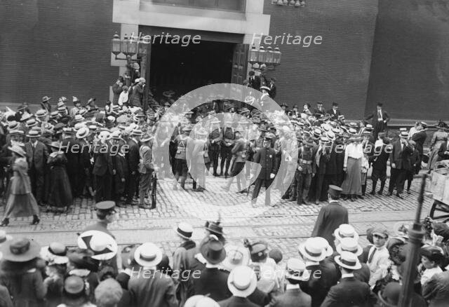 Departure -- 7th Regt, N.Y., between c1915 and c1920. Creator: Bain News Service.
