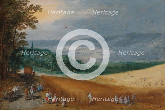 Summer, probably 1620s. Creators: Jan Brueghel the Elder, Joos de Momper, the younger.