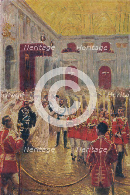 '' Bermahlung der Prinzessin Vittoria Luise mit dem Herzog Ernit August von Braunschweig', May 1913. Artist: William Gale.