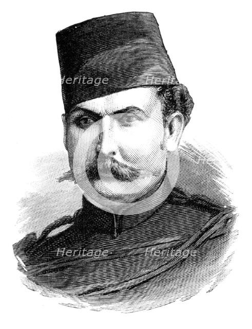 Major Baron Alfred von Seckendorff, prisoner in the Soudan, 1883. Creator: Unknown.