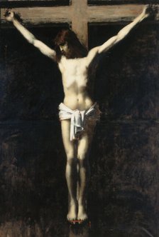 Christ en croix, between 1889 and 1892. Creator: Jean Jacques Henner.