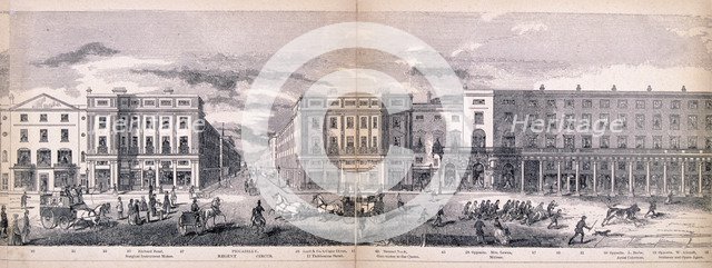 Panorama of London, 1849 Artist: George C Leighton