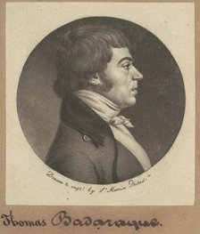 Thomas Badaraque, 1800. Creator: Charles Balthazar Julien Févret de Saint-Mémin.