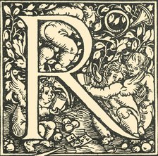 'R - An Alphabet by Hans Weiditz', c1520-1521, (1908).  Creator: Hans Weiditz.