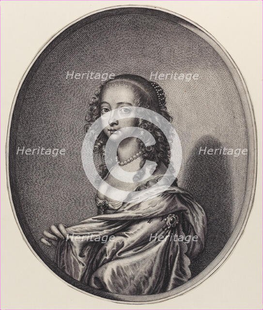 Mary, Princess of Orange, 1641-50. Creator: William Faithorne.