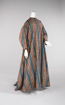 Dressing gown, American, 1865-70. Creator: Unknown.