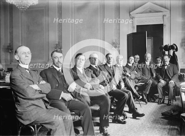 Special Subcommitte of Banking And Currency To Investigate 'Money Trusts,'..., 1912. Creator: Harris & Ewing.