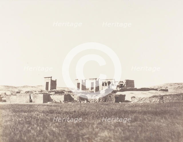 Débôd (Parembole), Vue Générale des Ruines, 1851-52, printed 1853-54. Creator: Félix Teynard.