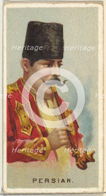 Persian, from World's Smokers series (N33) for Allen & Ginter Cigarettes, 1888. Creator: Allen & Ginter.