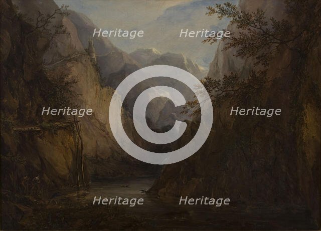 Norwegian Fell Landscape, 1845. Creator: Pehr Gustaf von Heideken.