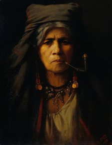 Gypsy woman, 1879. Creator: Bertha Nako.
