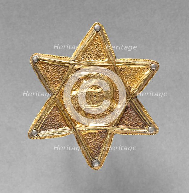Brooch in the Form of a Six-Pointed Star, late 700s-early 800s. Creator: Unknown.
