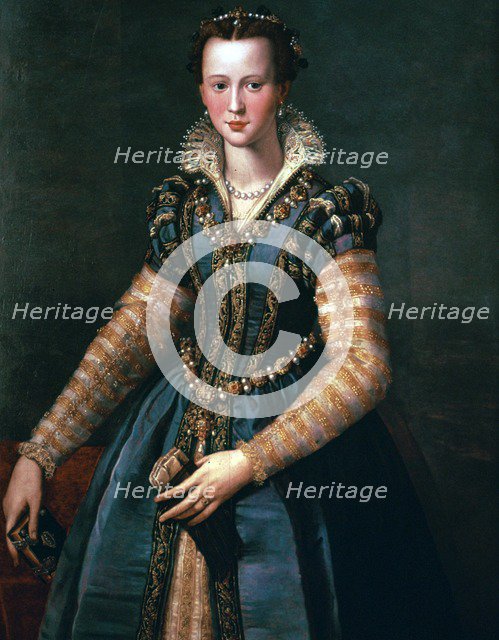 Maria de Medici, 1555. Creator: Alessandro Allori.