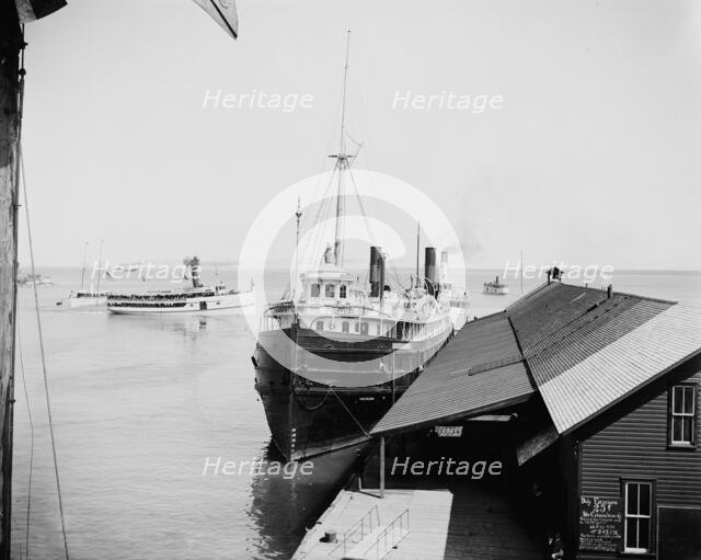 Peerless at Mackinac Island, between 1900 and 1906. Creator: Unknown.