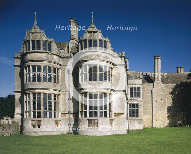 The Library and Parlour, Kirby Hall, Northamptonshire, 1993. Artist: John Critchley