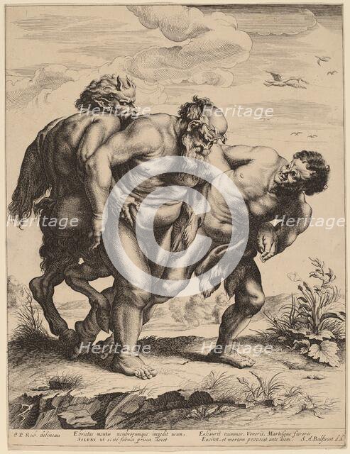 The Drunken Silenus, c. 1635. Creator: Boetius Adams Bolswert.