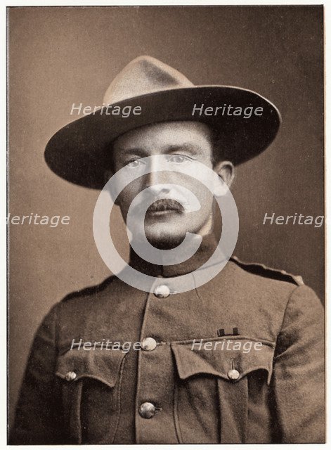 Robert Stephenson Smyth Baden-Powell, British soldier, c1900.  Creator: Anon.