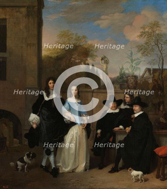 Company in a Garden, 1661. Creator: Barend Graat.