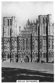 Wells Cathedral, Wells, Somerset, England, 1936. Artist: Unknown