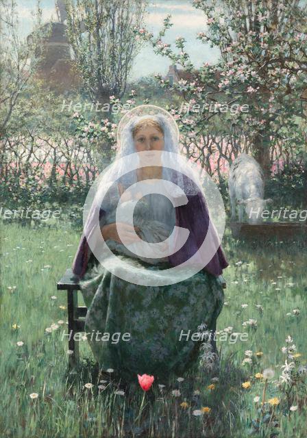The Blessed Mother, 1892. Creator: George Hitchcock (American, 1850-1913).